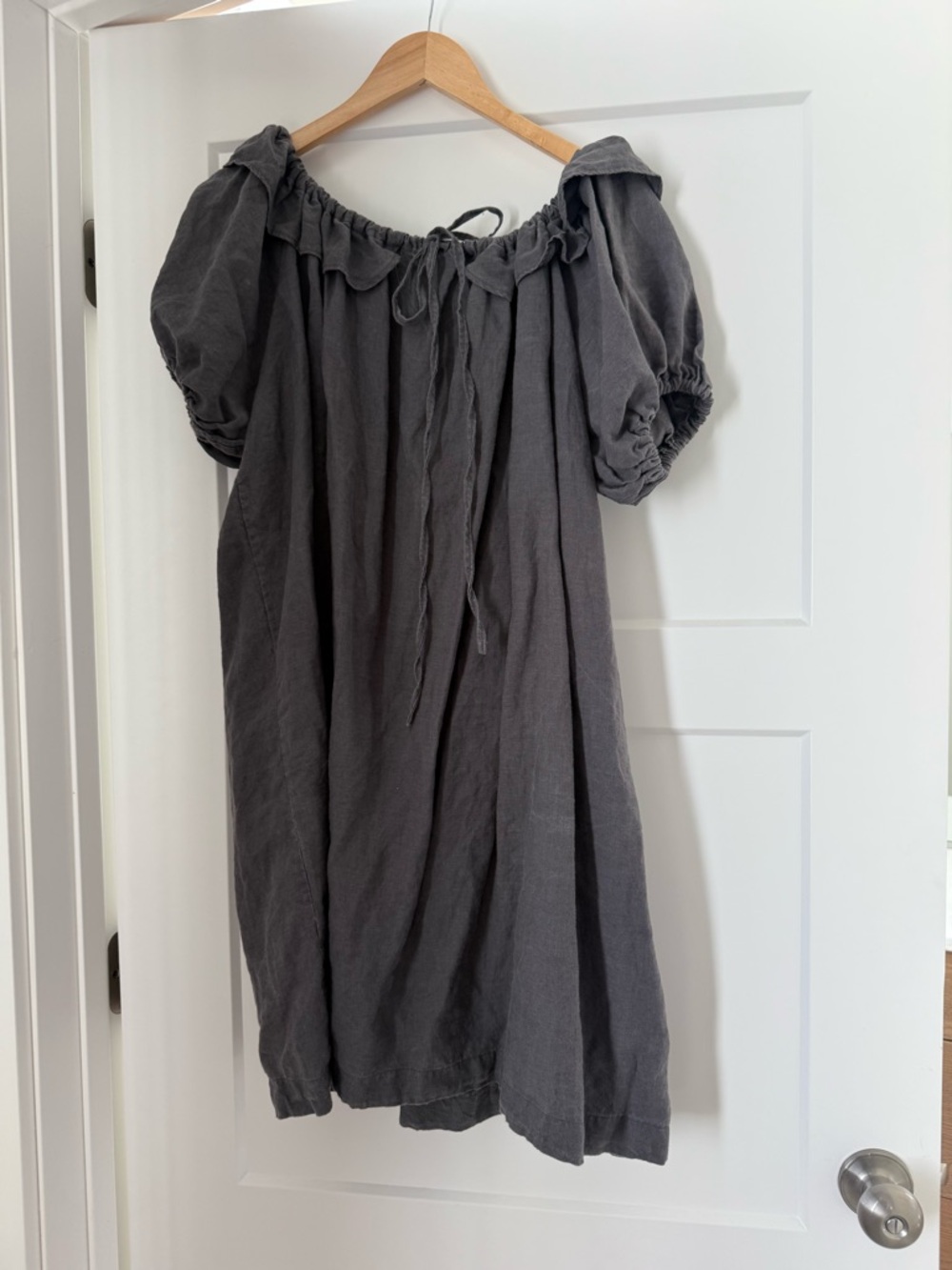 HANDMADE Charcoal Gray Dress